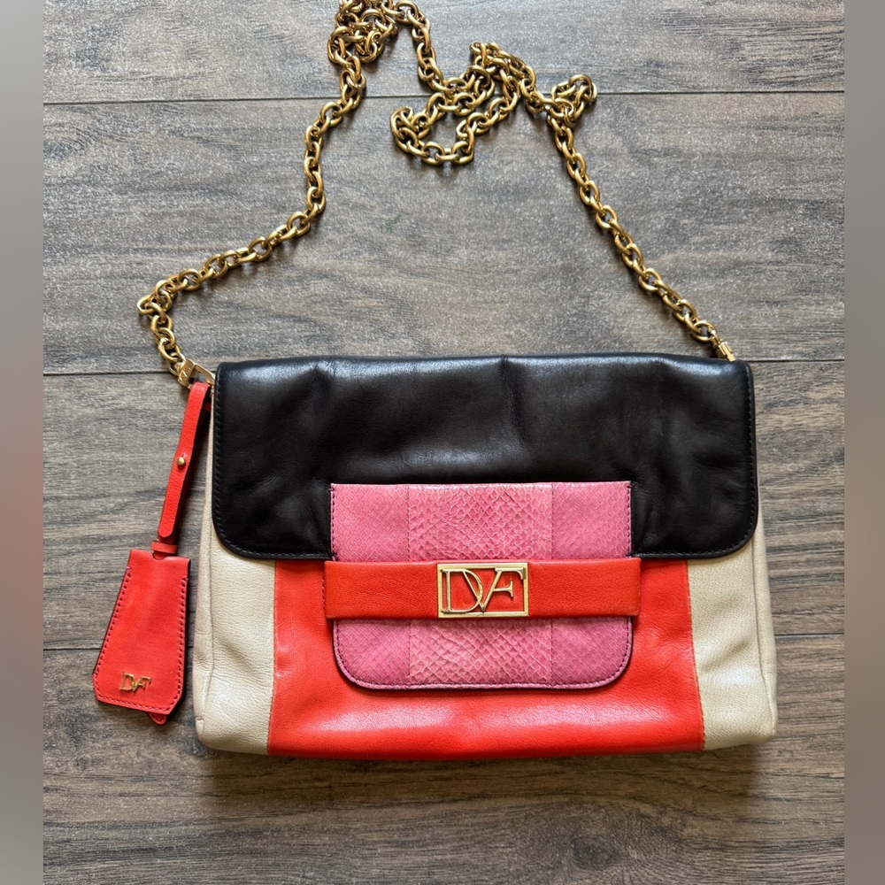 Diane Von Furstenberg Colour Block Purse